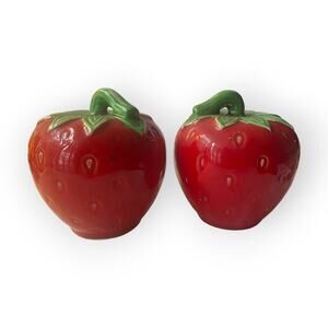 Rosenthal Netter Japan Salt & Pepper Shakers Strawberry Shaped